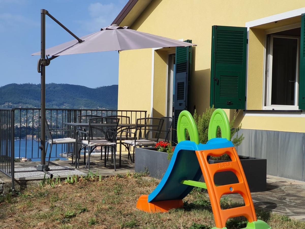 Villa Joana Zoagli Bagian luar foto